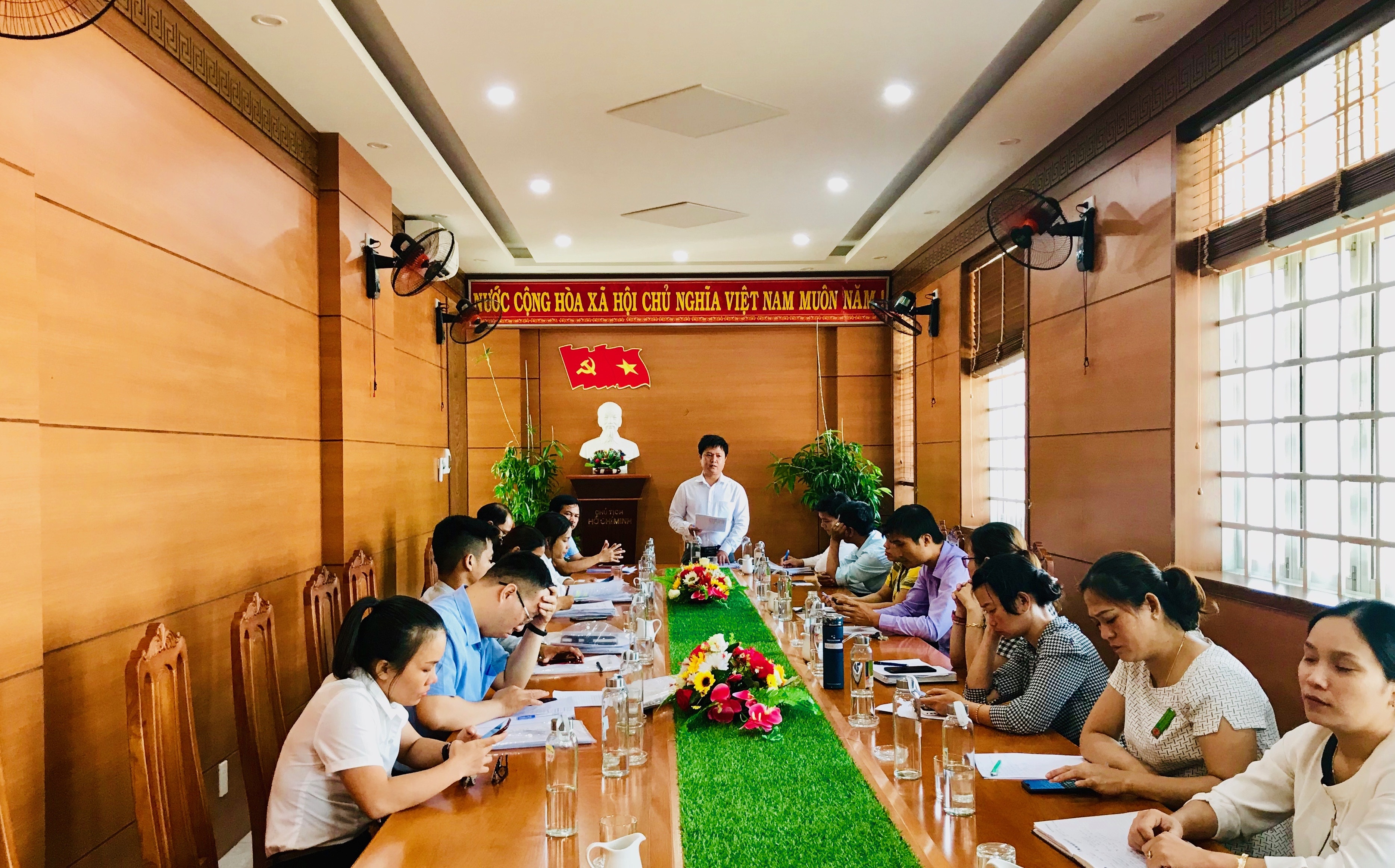 Kiểm tra CCHC & văn thư - lưu trữ huyện Thăng Bình