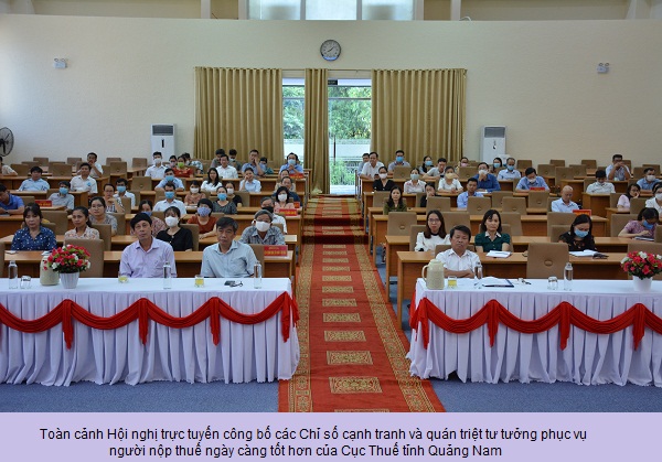 Hình ảnh Hội nghị công tác cải cách hành chính ngành Thuế tỉnh Quảng Nam